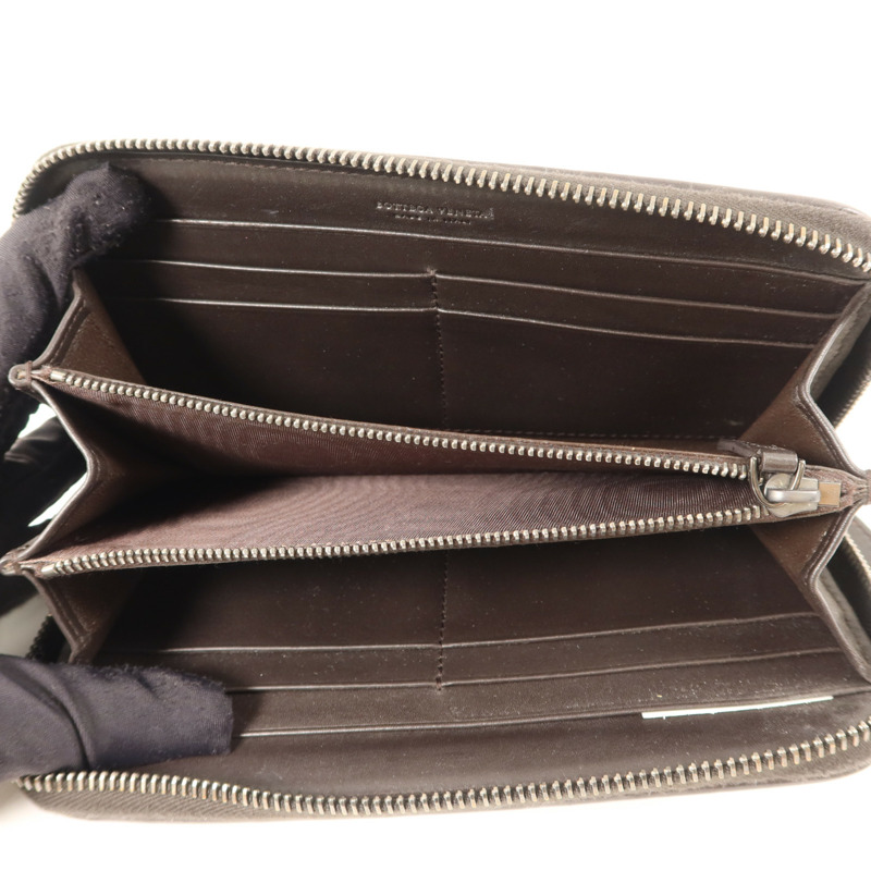 BOTTEGA VENETA 羊皮皮革Long Round Wallet長錢包-4