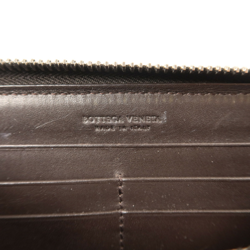 BOTTEGA VENETA 羊皮皮革Long Round Wallet長錢包-5