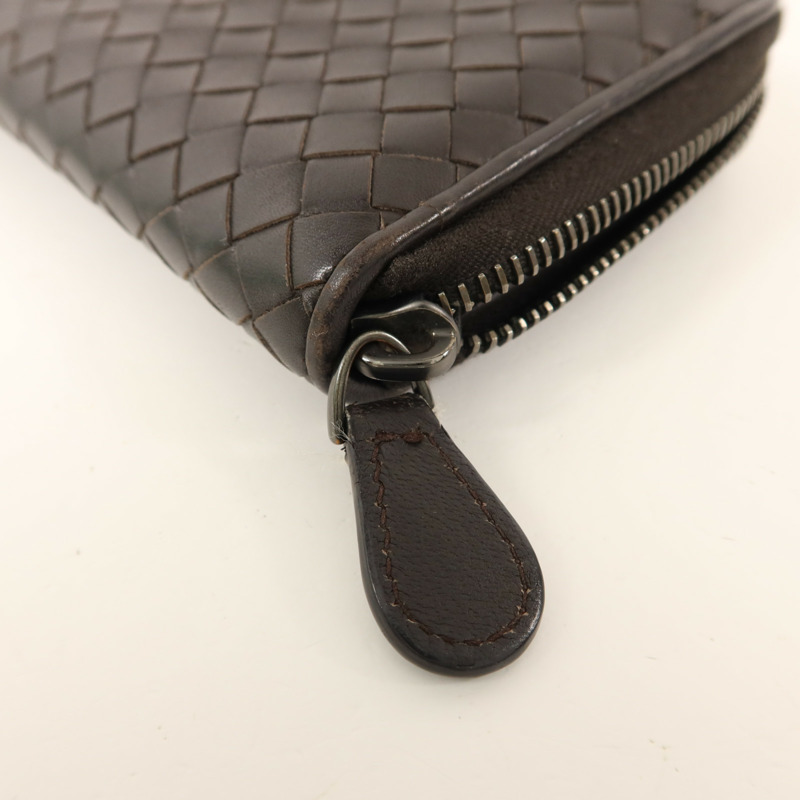 BOTTEGA VENETA 羊皮皮革Long Round Wallet長錢包-9