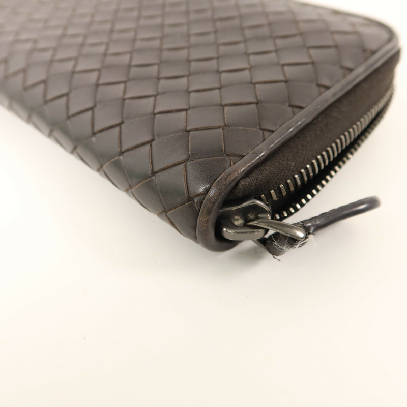 BOTTEGA VENETA 羊皮皮革Long Round Wallet長錢包-10