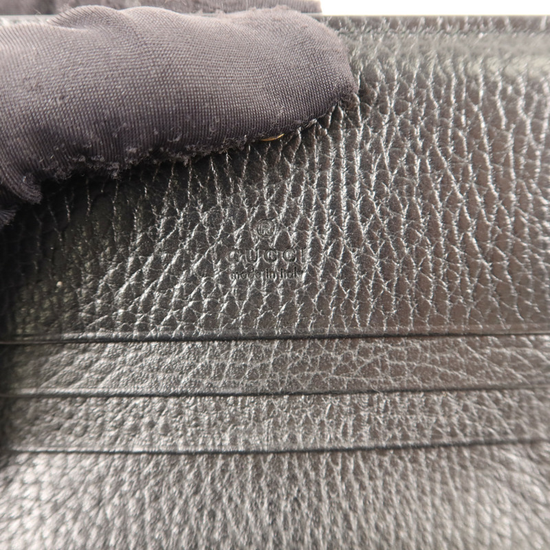 GUCCI 塗層帆布/牛皮皮革GG Marmont Bifold Wallet金扣錢包-7