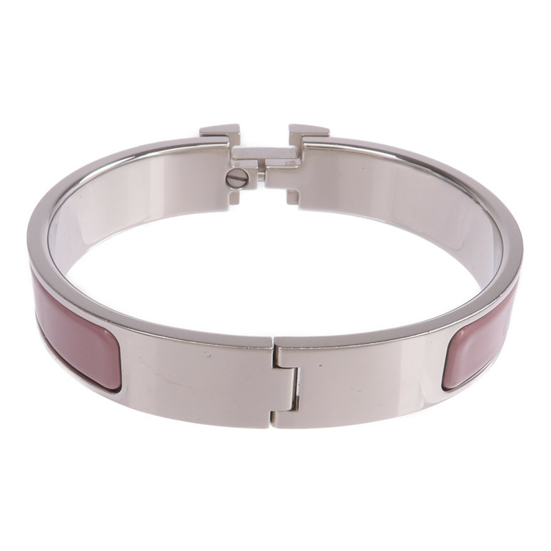 HERMES 金屬/琺瑯Clic H手鐲-3