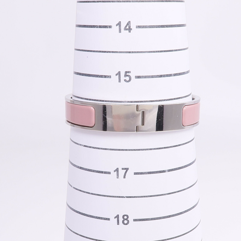 HERMES 金屬/琺瑯Clic H手鐲-10
