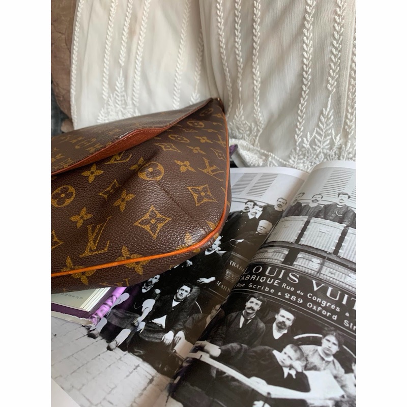 路易威登 王菲包 lv 包包 Louis Vuitton Vintage Musette Salsa 托特包 中古 老花 肩背包 中古包 古董包 二手包-11