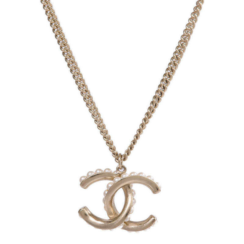 CHANEL 金屬Necklace項鍊-1