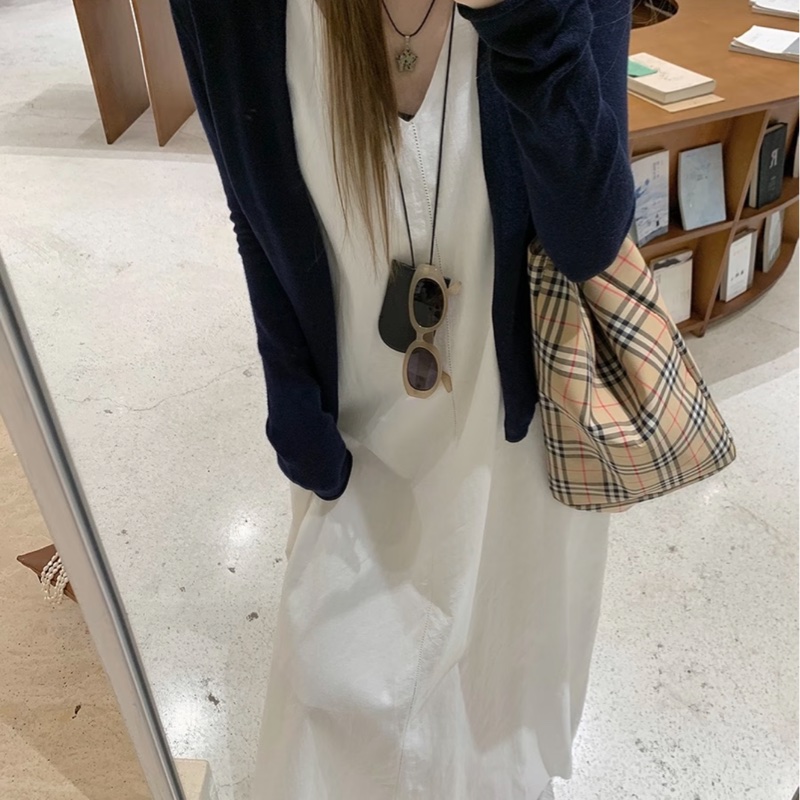 【95新✨全網最低價】Burberry/巴宝莉 Tote 經典格紋 帆布圖層拼皮托特包 文藝氣息拉滿-2