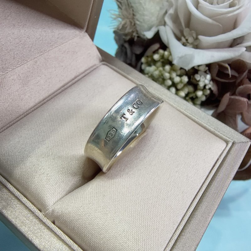 Tiffany 1837系列純銀戒指-2