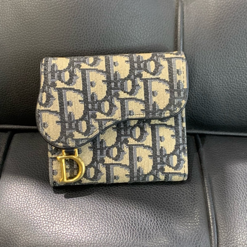 【97新✨全網最低價】Dior/迪奥 錢包 帆布圖層拼皮經典老花-1