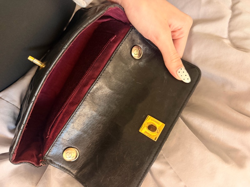 chanel cf mini羊皮-7