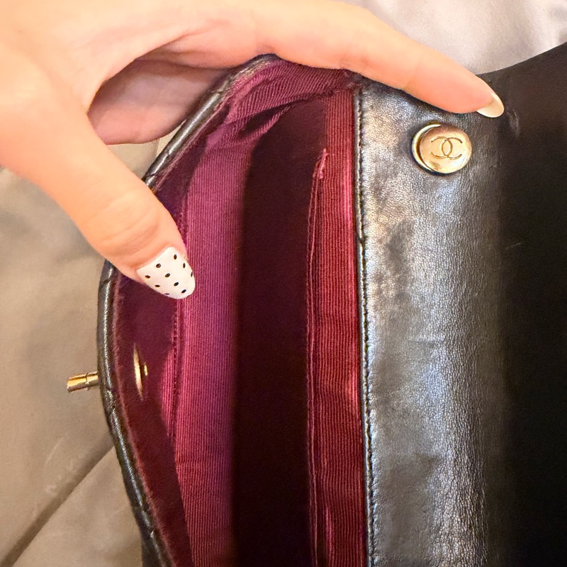 chanel cf mini羊皮-13