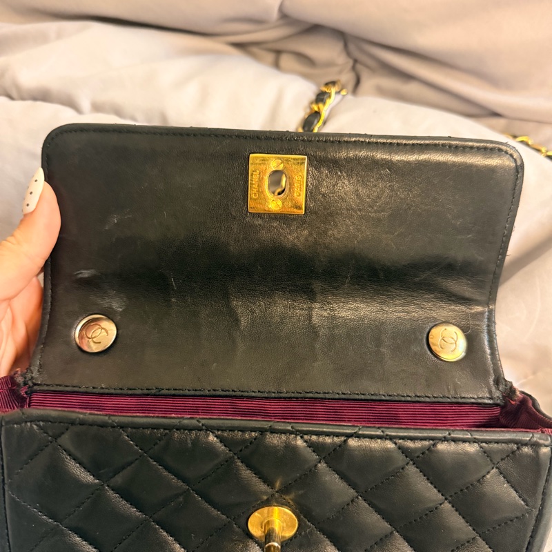 chanel cf mini羊皮-19