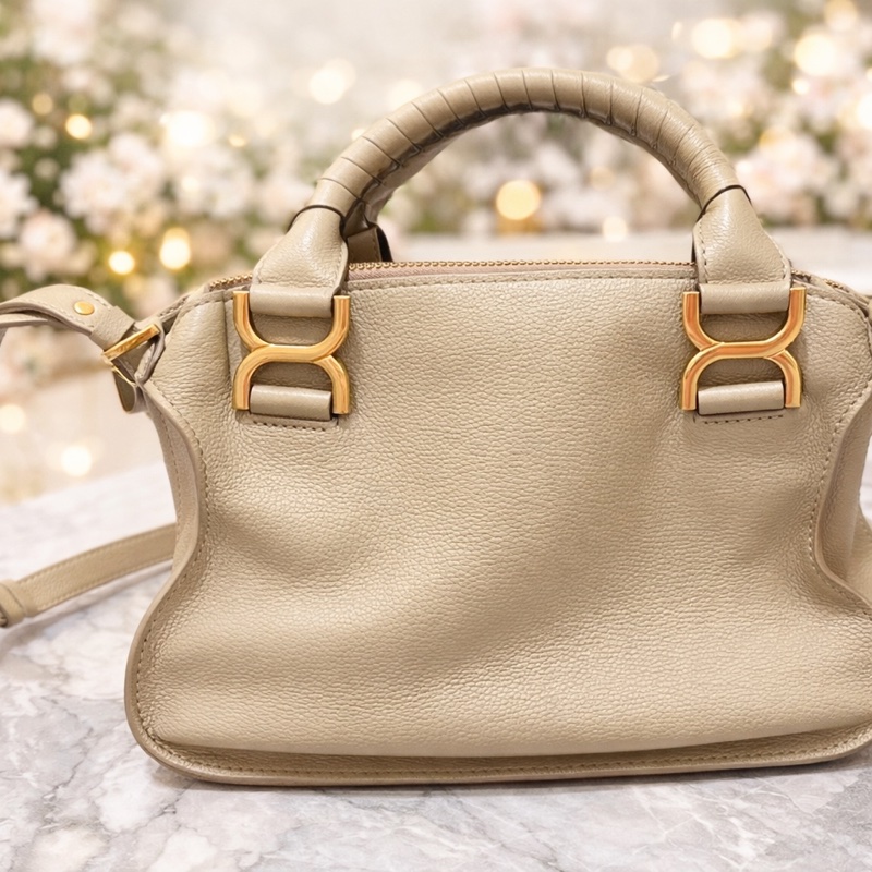 💓(9成新)Chloe Marcie 小號 單肩包 手提包 正品-1