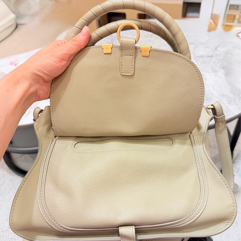 💓(9成新)Chloe Marcie 小號 單肩包 手提包 正品-13