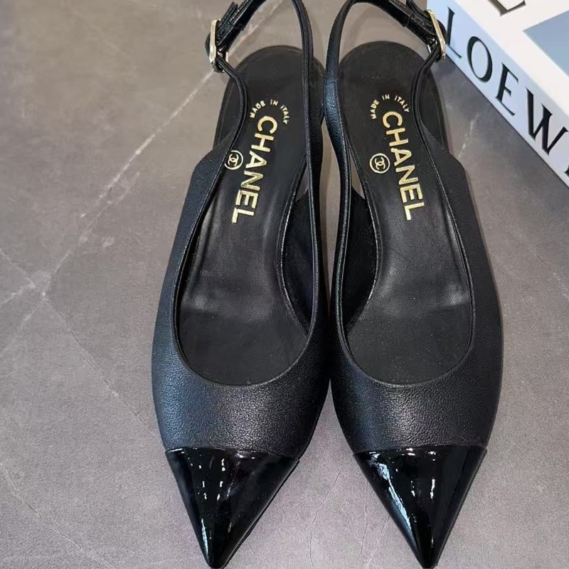 CHANEL 香奈兒 高跟鞋 37碼 已貼底 無附件-1