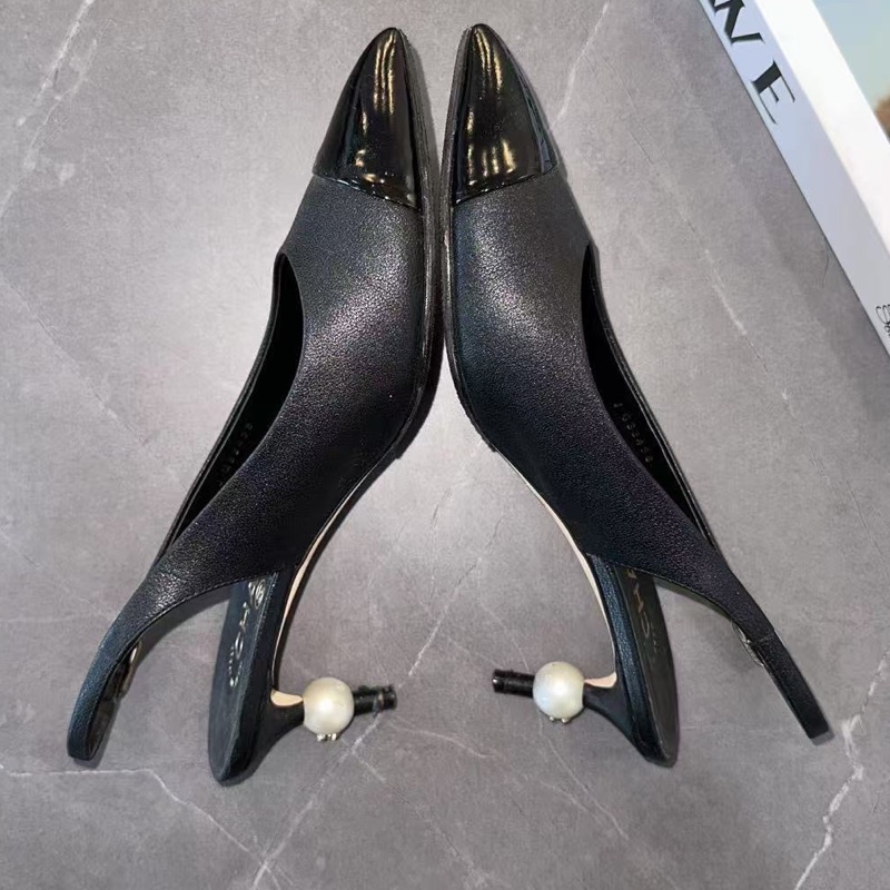 CHANEL 香奈兒 高跟鞋 37碼 已貼底 無附件-2