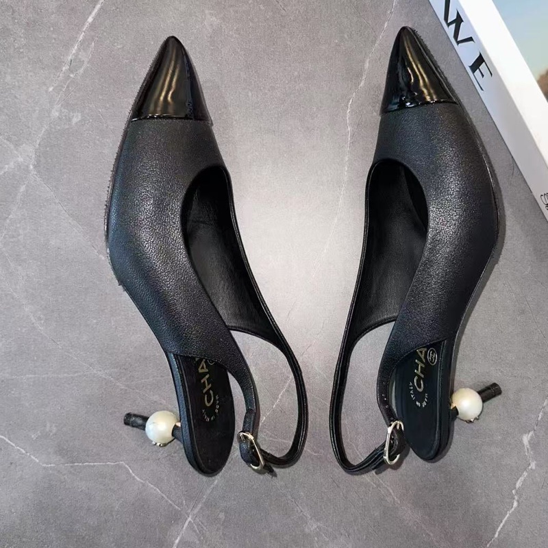 CHANEL 香奈兒 高跟鞋 37碼 已貼底 無附件-3