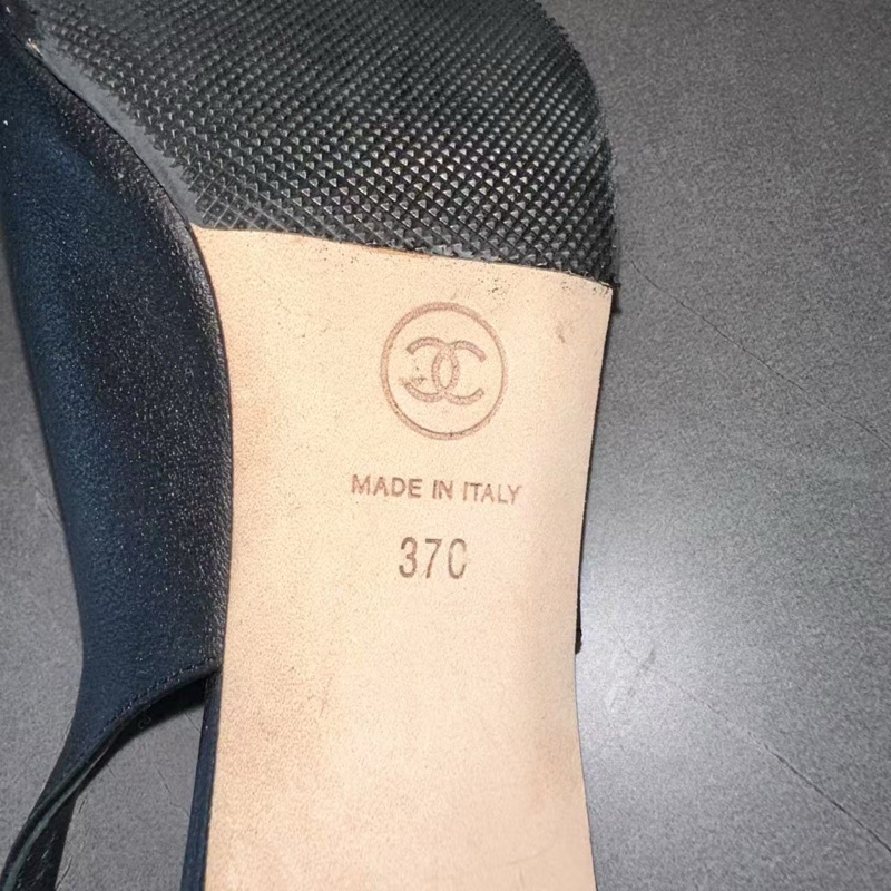 CHANEL 香奈兒 高跟鞋 37碼 已貼底 無附件-7