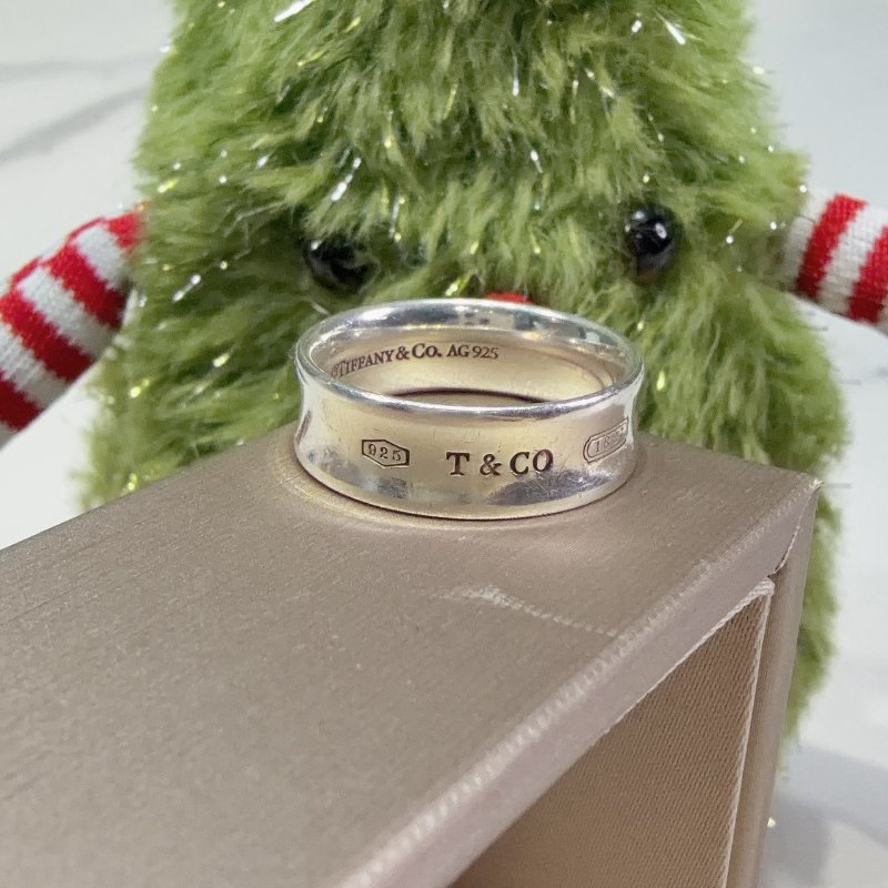 Tiffany 1837系列純銀寬版戒指-3
