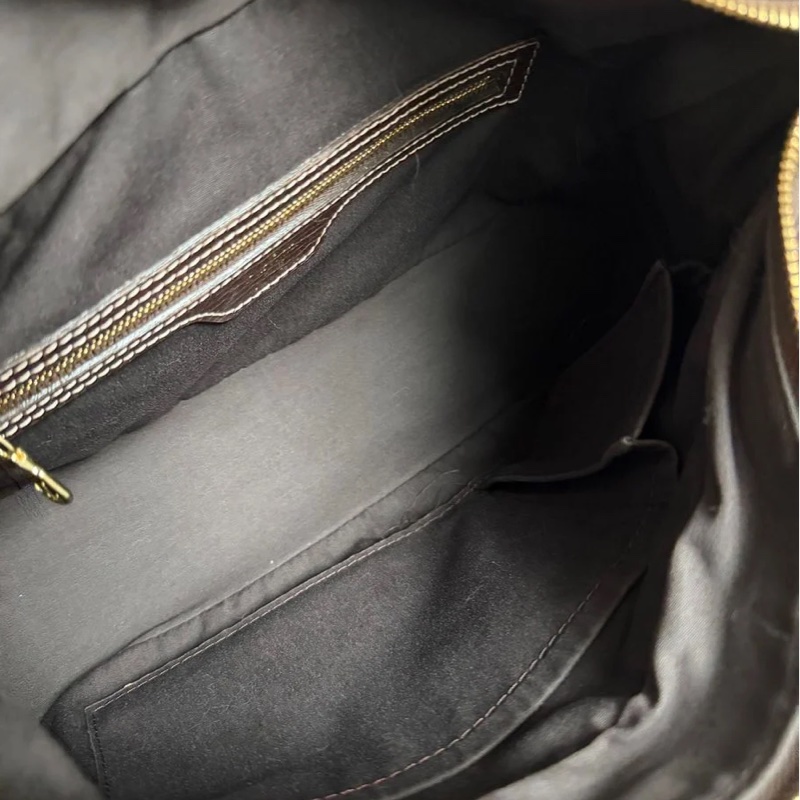 路易威登lv 路易威登 托特包 中古 老花 肩背包 二手包 路易威登 牛角包 / 腋下包 丹寧 Louis Vuitton Monogram denim Mini Lin Boulogne 經典款 女生 罕有-6