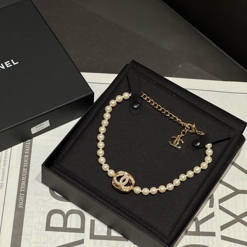 Chanel 香奈儿 choker珍珠项链