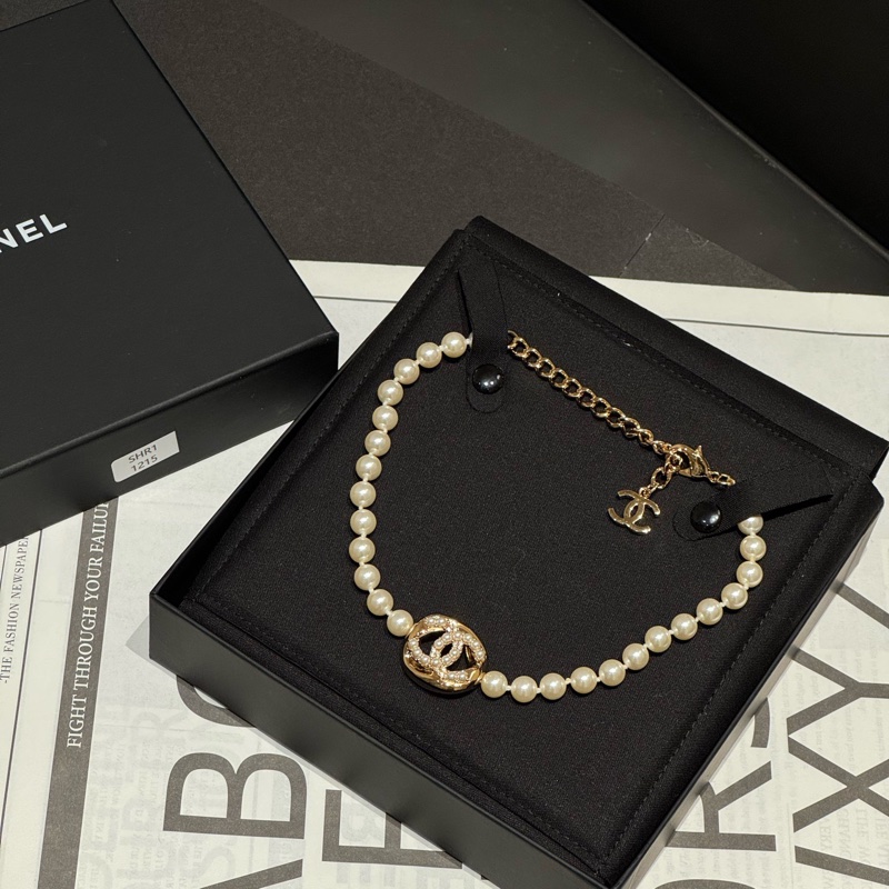 Chanel 香奈儿 choker珍珠项链-0