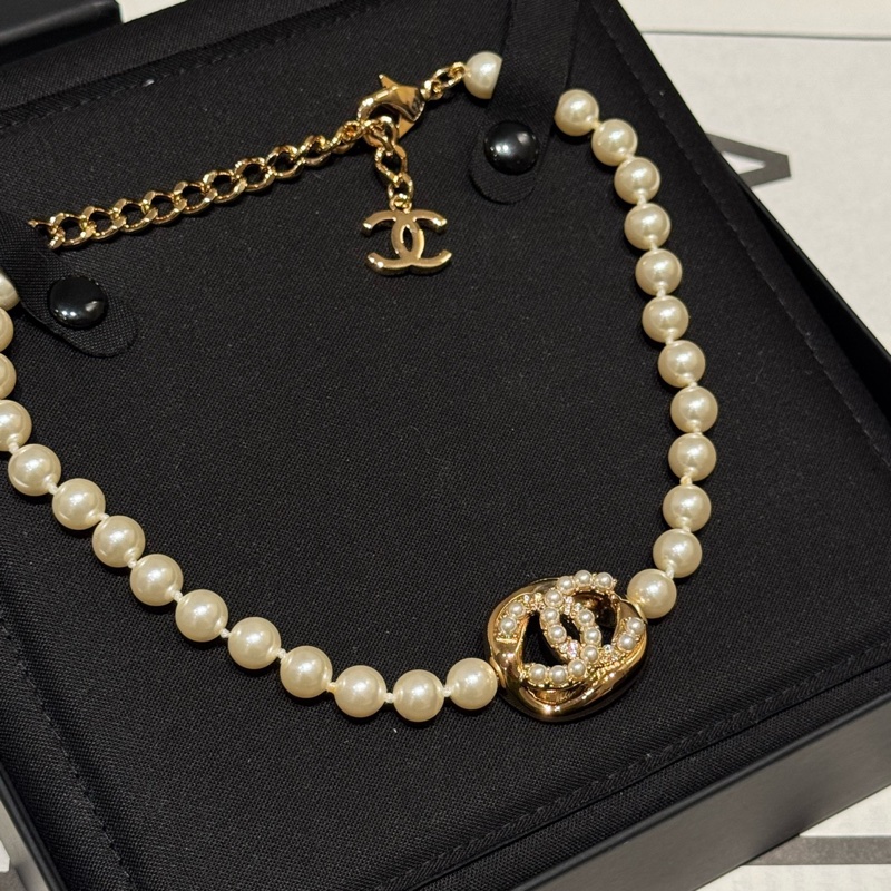 Chanel 香奈儿 choker珍珠项链-2
