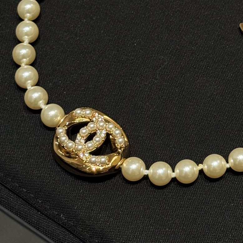 Chanel 香奈儿 choker珍珠项链-4