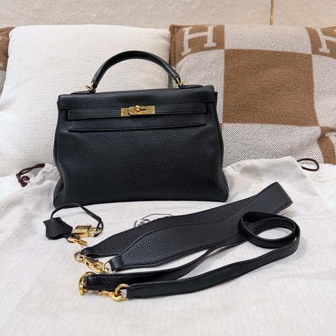 Hermes Birkin 30/ 黑色 金扣/ T刻