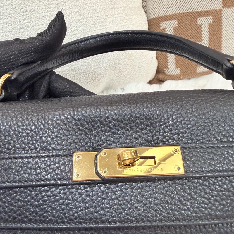 Hermes Birkin 30/ 黑色 金扣/ T刻-10