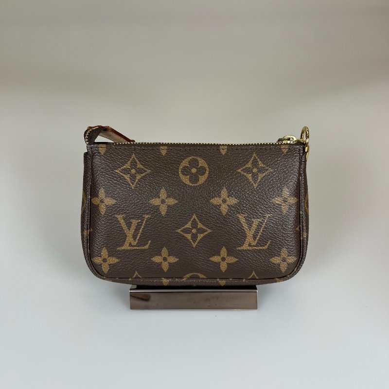 LV M58009  老花麻將包MINI-1