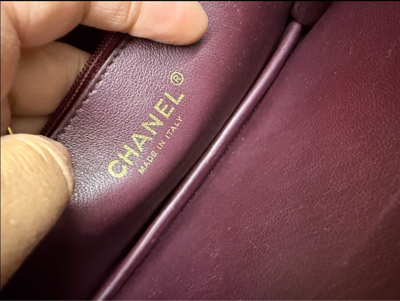【90新✨中古稀有款❗️全網獨家】Chanel 牛皮菱格紋Vintage 口蓋包|斜背包|肩背包|鏈條包-7