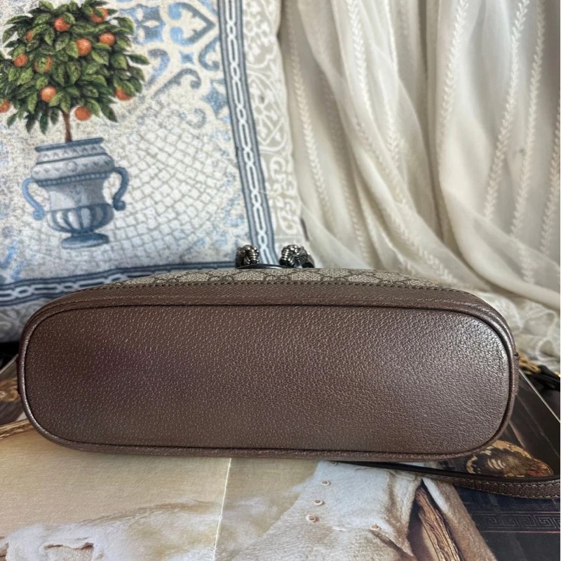 古馳 酒神包 水桶包 斜挎包 中古包 老化 Gucci Dionysus bucket bag-12