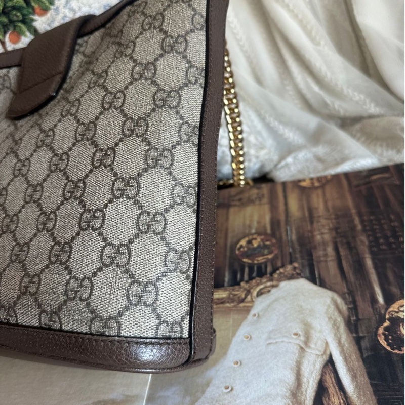 古馳 酒神包 水桶包 斜挎包 中古包 老化 Gucci Dionysus bucket bag-15