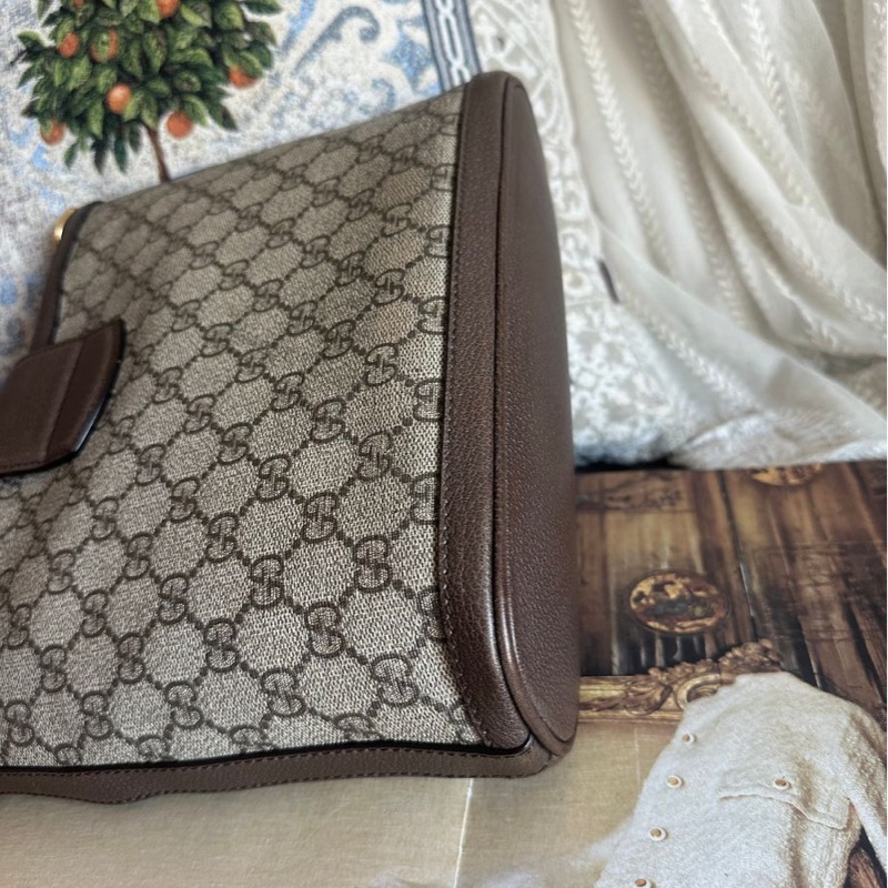 古馳 酒神包 水桶包 斜挎包 中古包 老化 Gucci Dionysus bucket bag-16