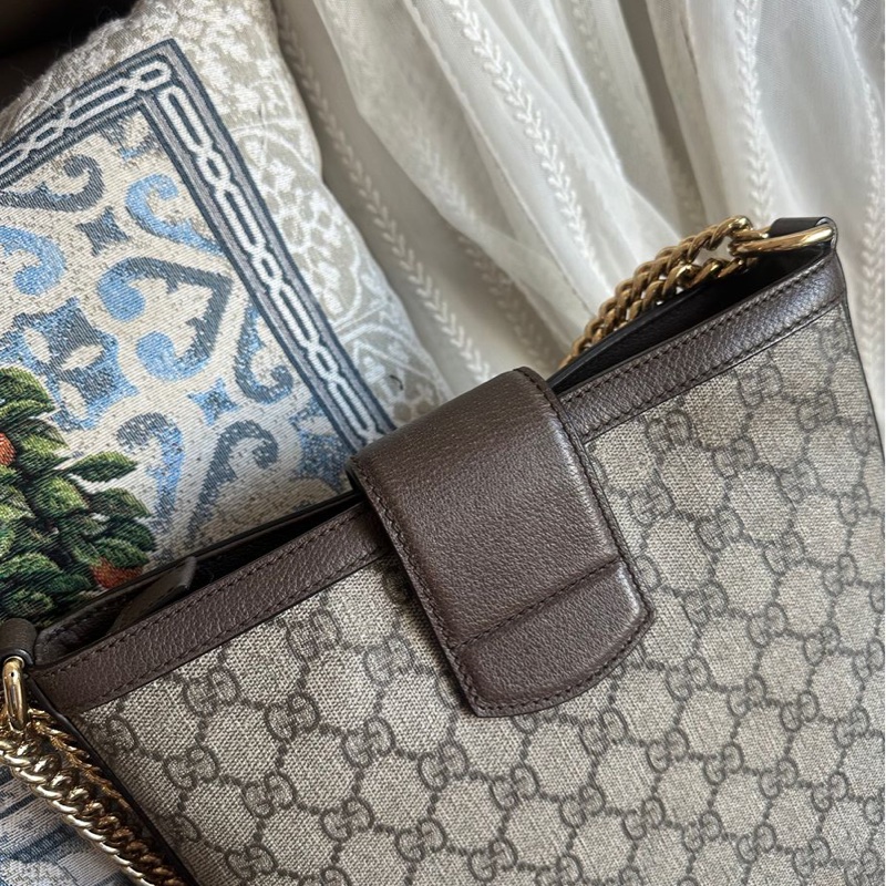 古馳 酒神包 水桶包 斜挎包 中古包 老化 Gucci Dionysus bucket bag-17