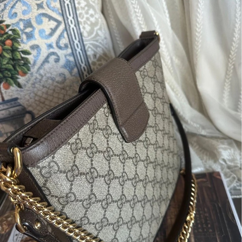 古馳 酒神包 水桶包 斜挎包 中古包 老化 Gucci Dionysus bucket bag-20