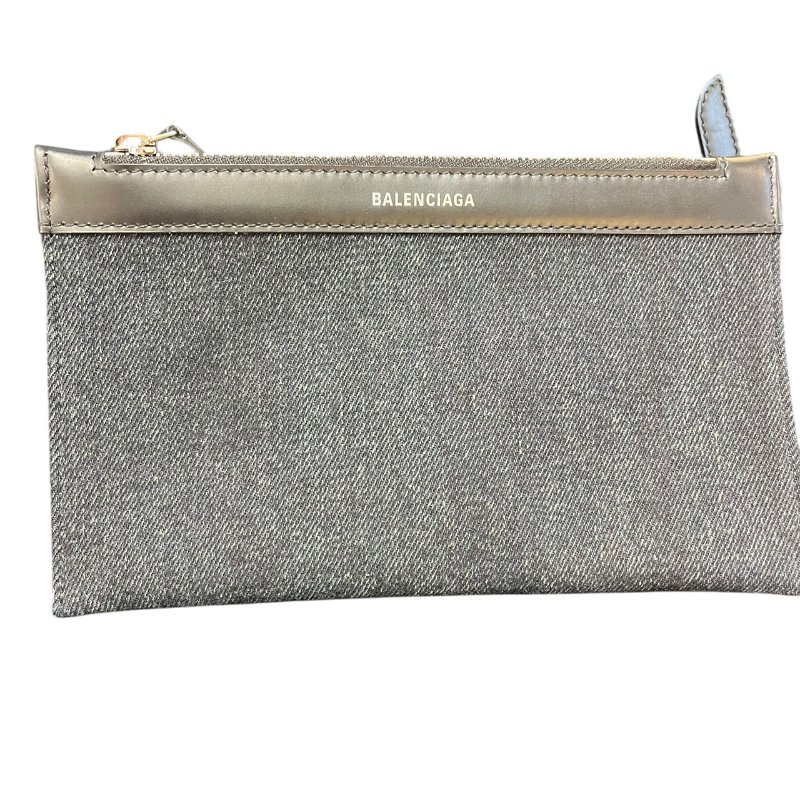 【美收精品】BALENCIAGA黑色帆布手提包 5-157-13