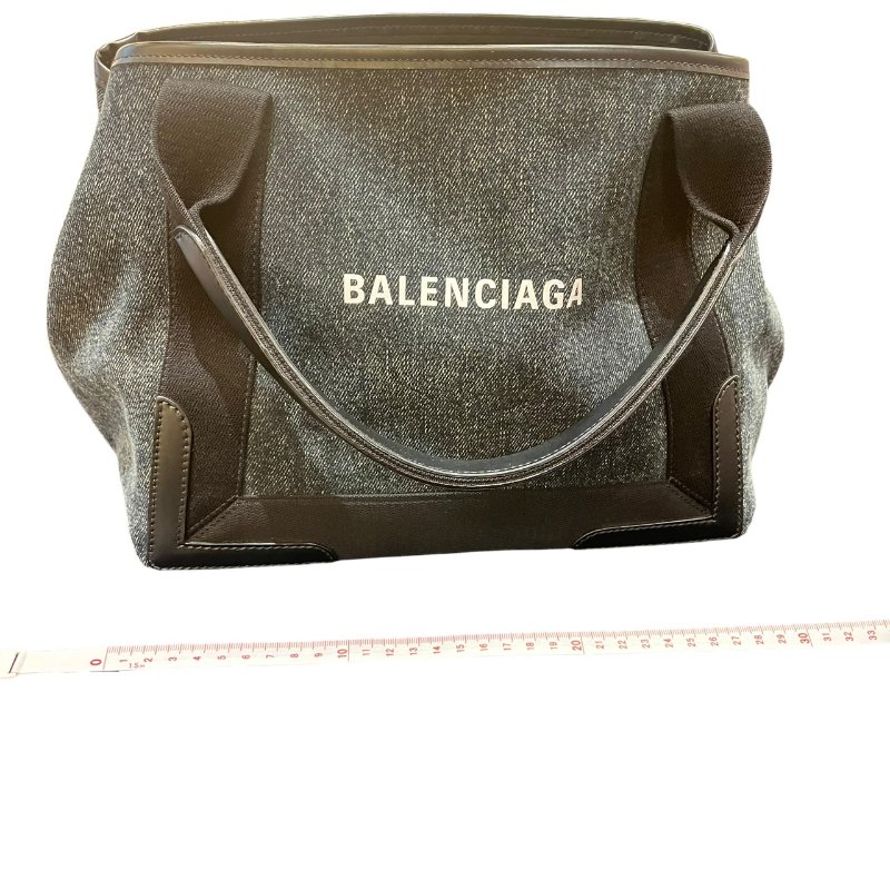 【美收精品】BALENCIAGA黑色帆布手提包 5-157-16