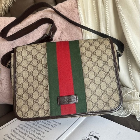 古馳 斜挎包 托特包 中古 老花 肩背包 二手包 路易威登 牛角包 / 腋下包 經典款 男生 女生 Gucci Ophidia messenger bag