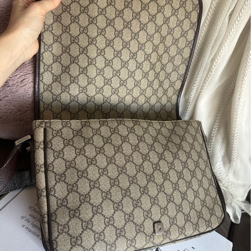 古馳 斜挎包 托特包 中古 老花 肩背包 二手包 路易威登 牛角包 / 腋下包 經典款 男生 女生 Gucci Ophidia messenger bag-18