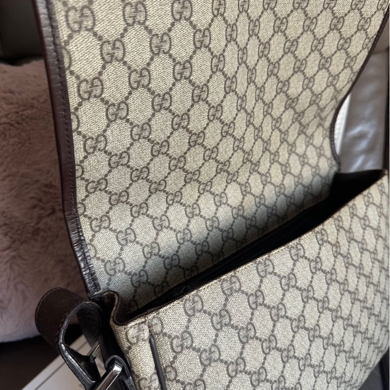 古馳 斜挎包 托特包 中古 老花 肩背包 二手包 路易威登 牛角包 / 腋下包 經典款 男生 女生 Gucci Ophidia messenger bag-23