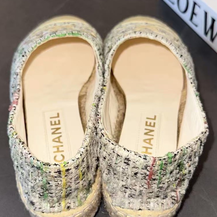 CHANEL 香奈兒 漁夫鞋 37碼 無附件-5