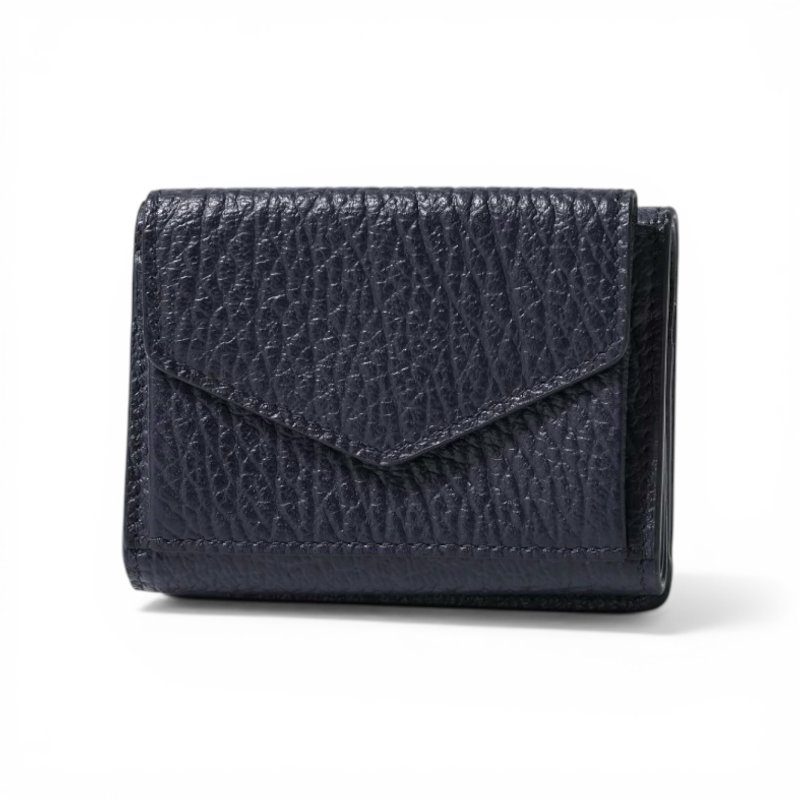 ✨2026季度全新✨Maison Margiela Pocket系列 四針帶翻蓋口袋卡夾/錢包 黑色-1