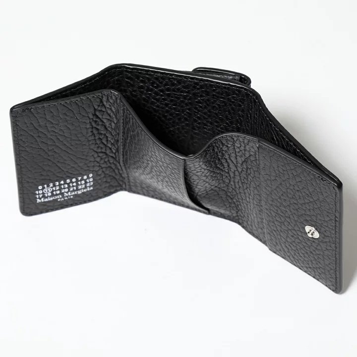 ✨2026季度全新✨Maison Margiela Pocket系列 四針帶翻蓋口袋卡夾/錢包 黑色-6