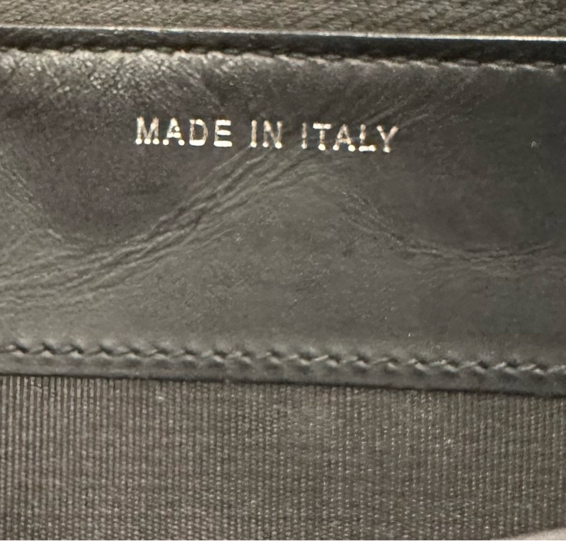 香奈兒 黑色皮革 長夾 錢包 鉚釘雙 C 鍊條包 chanel WOC手袋側斜孭背長夾單肩包-16