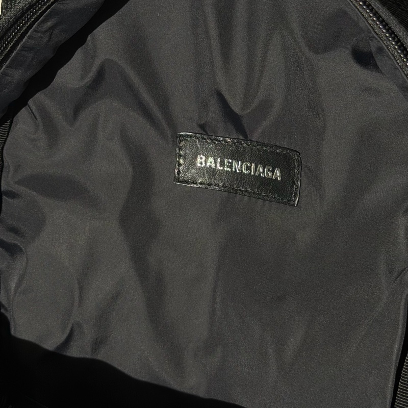 BALENCIAGA 巴黎世家 Army 中款 多功能兩用尼龍後背包(黑色)-9