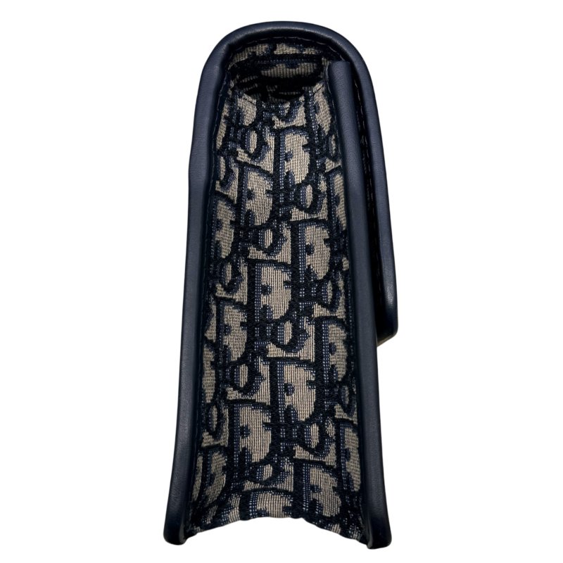 CHRISTIAN DIOR 迪奧 30 MONTAIGNE 肩背包 OBLIQUE 緹花帆布 灰色 金釦-3