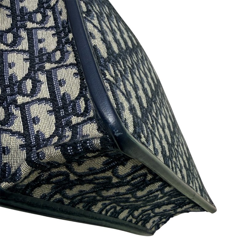 CHRISTIAN DIOR 迪奧 30 MONTAIGNE 肩背包 OBLIQUE 緹花帆布 灰色 金釦-7