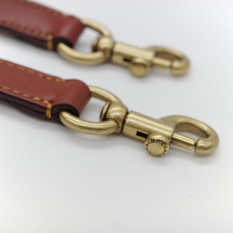 Coach 經典棕色花紋 恐龍太空系列 手提包 斜挎包 兩用包-37