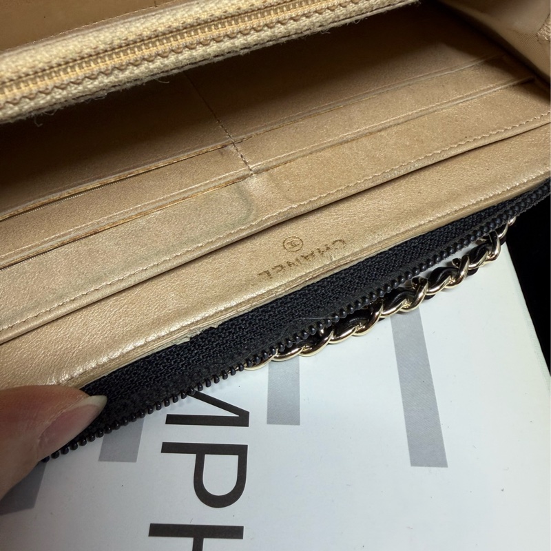 香奈兒 山茶花壓紋長夾 錢包 chanel WOC手袋側斜孭背長夾單肩包-14